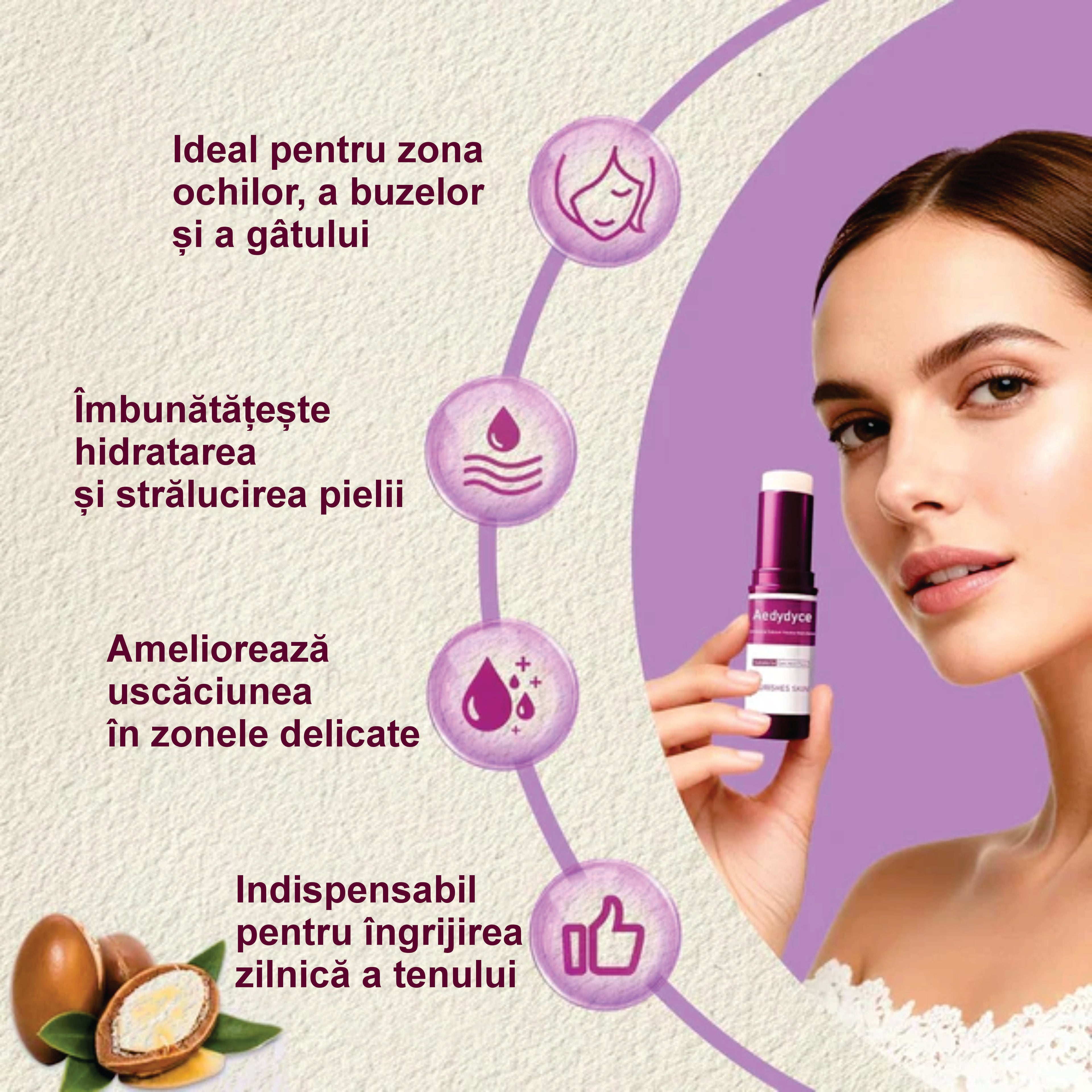 Balsam stick pentru o strălucire radiantă